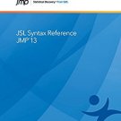 Ebook 978-1629604770 JMP 13 JSL Syntax Reference