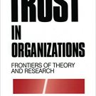 Ebook 978-0803957404 Trust in Organizations: Frontiers of Theory and Research