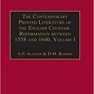 Ebook 978-0859676403 The Contemporary Printed Literature of the English Counter-Reformation betwe