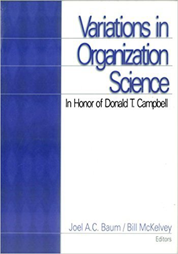 Ebook 978-0761911265 Variations in Organization Science: In Honor of Donald T Campbell