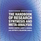 Ebook 978-0871541635 The Handbook of Research Synthesis and Meta-Analysis