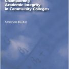 Ebook 978-0871173805 To Be Honest: Championing Academic Integrity in Community Colleges