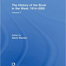 Ebook 978-0754627838 The History of the Book in the West: 1914–2000: Volume V: 5 (The History of
