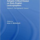 Ebook 978-0754656944 Ashgate Critical Essays on Early English Lexicographers: Volume 5: The Eight