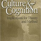 Ebook 978-0761929079 Culture and Cognition: Implications for Theory and Method