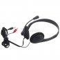 3.5mm Wired Stereo Headset with Mic Microphone Headphone For PC Laptop Computer