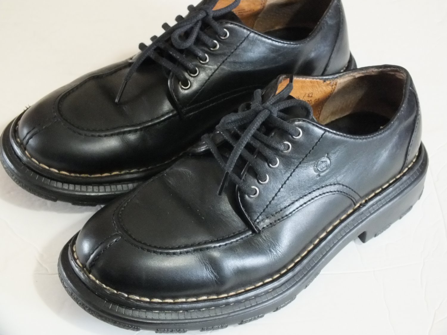 Born B3470 G3 mens oxford black leather split toe size 8.5 M