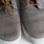 Polo by Ralph Lauren faxon low boat shoes gray canvas men size 10 D