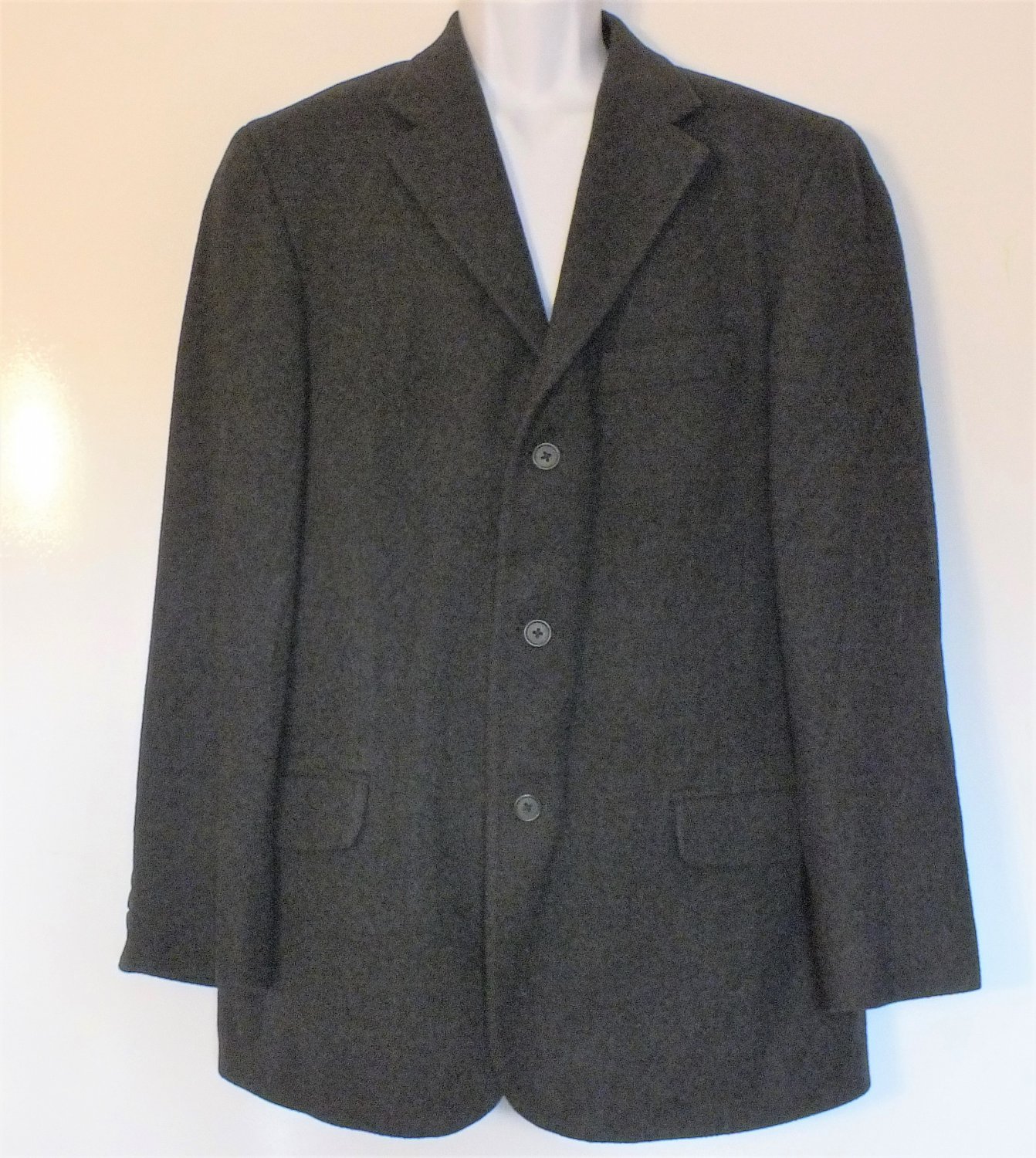 Eddie Bauer blazer coat gray wool, men size 42 R