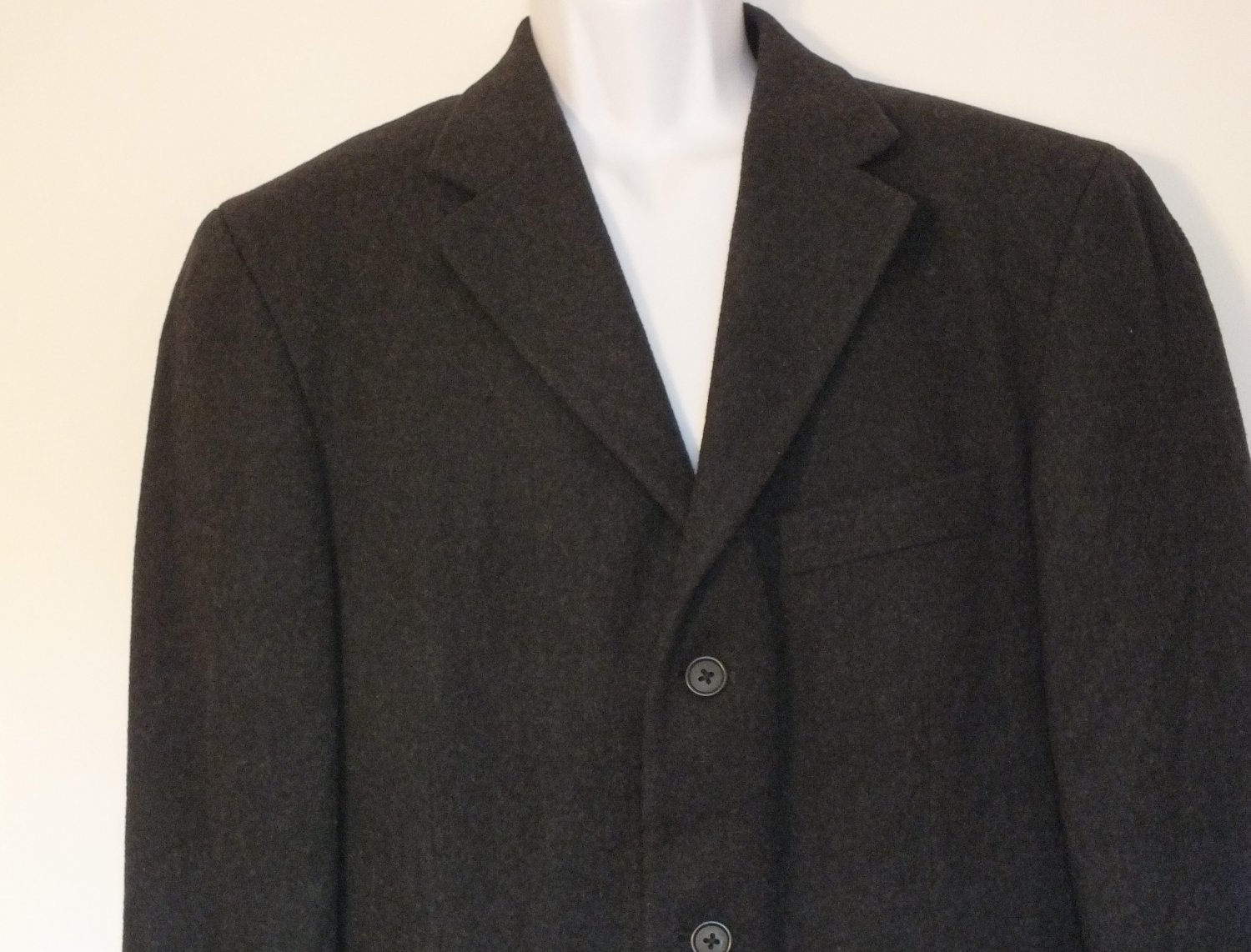 Eddie Bauer blazer coat gray wool, men size 42 R