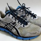 ASICS GEL BLUR33 gray black blue training running shoes athletic men size 13, free shipping