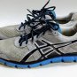 ASICS GEL BLUR33 gray black blue training running shoes athletic men size 13, free shipping