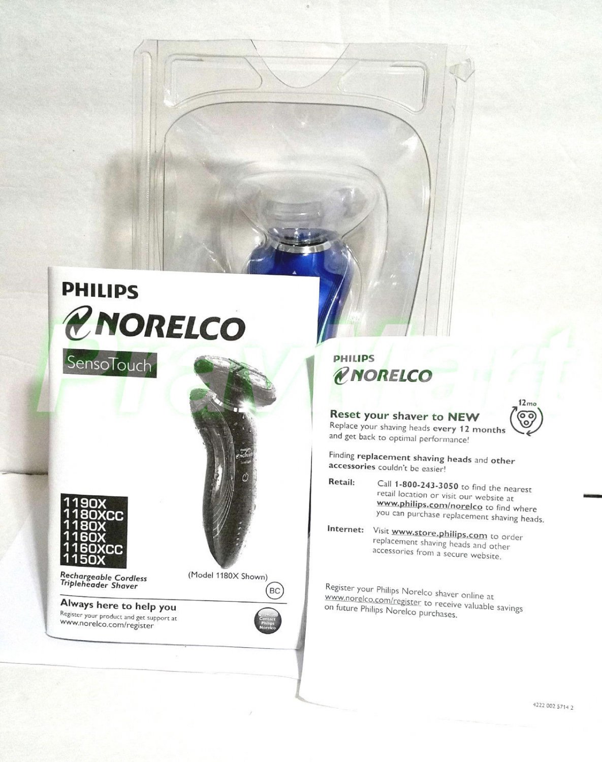 Vhbw Remplace tête de rasoir compatible avec Philips série SensoTouch 1100 1150X, 1160CC, 1180X