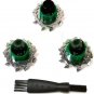 RQ11 Head Blades 3X For Philips Norelco 2d 1160X 1150X 1180X 1190X 6100 6800