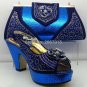 Blue Shoes and Bag To Match Italian Matching Shoe and Bag Set African Wedding Shoes and Bag To Match