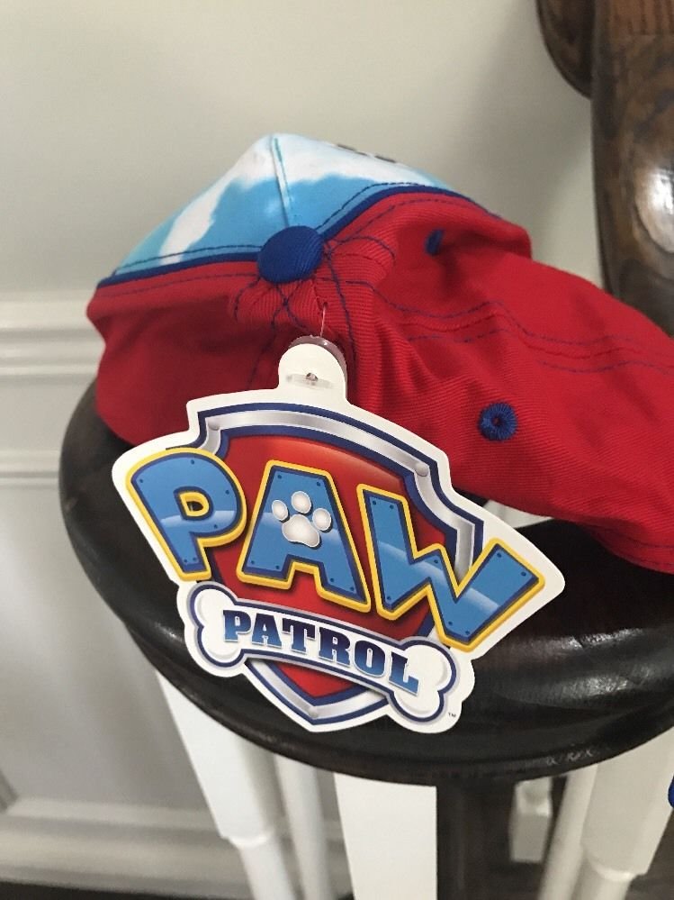 PAW PATROL Kids/Youth Adjustable Baseball Hat/Cap Blue New Size 3+