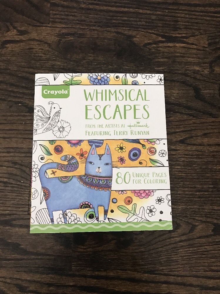 992021 CRAYOLA AGED UP COLORING BOOK WHIMSICAL ESCAPES