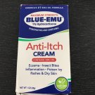 BLUE EMU ANTI ITCH CREAM Eczema Insect Bites Poison Ivy Rashes 1 oz - FREE SHIP!