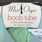 Miss Oops Solid Lime Green Boob Tube Bra Top Small Medium NIB Bandeau