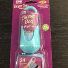 Refillable Diaper Bag Dispenser and 24 Disposable Bags