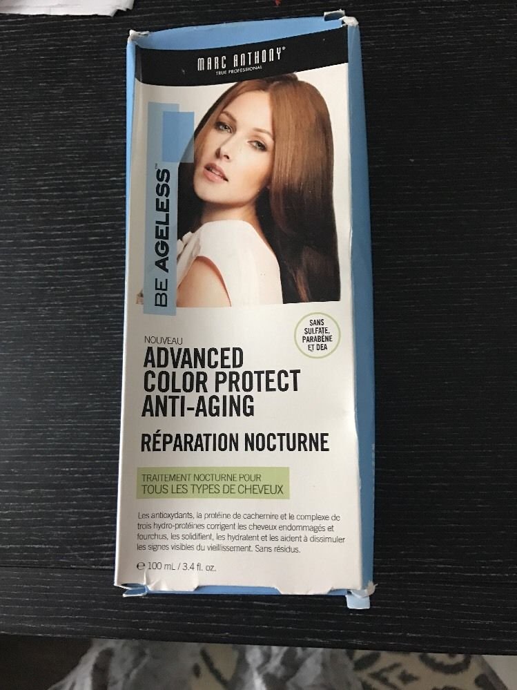 MARC ANTHONY BE AGELESS Advanced Color Protect Anti-Aging Night Repair ALL Hair