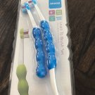 (MAM - LEARN TO BRUSH SET - BPA FREE - 6+ MONTHS - EL 1399 BLUE