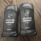 Axe Dry Black Chill Antiperspirant Solid Stick 24 Hour Deodorant 2.7oz. Lot of 2