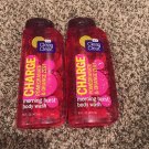 Set Of 2 Clean  & Clear Morning Burst Body Wash Pomegranate Orange Zest 16 Oz