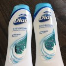 Set Of 2 Dial Soothing Care pH Balnced Body Wash With Collagen 16 oz Fast Ship