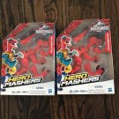 jurassic world hero masher LOT OF 2 - VELOCIRAPTOR & PARASAUROLOPHUS NEW/SEALED