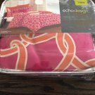 Echo Catalina Duvet Cover - Pink - Twin, New, Free Shipping
