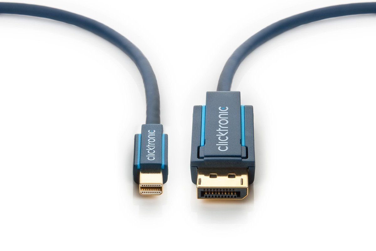 Clicktronic 70738 Mini DisplayPort adapter cable 2M / 6.5Ft