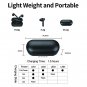 DG Bluetooth 5.0 Earbuds with True Wireless Deep Base Stereo IPX5 - BLACK