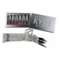 6pcs Holiday Kit Lipsticks +Sliver Makeup Bag +5pcs Brushes