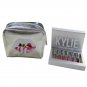 6pcs Holiday Kit Lipsticks +Sliver Makeup Bag +5pcs Brushes