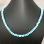Peruvian Opal Smooth Rondelle Beaded Necklace 6mm to 8mm of 130 cts