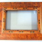 4 x 6 Walnut Veneer Inlay Picture Frame Very nice Workmanship Only 1 available