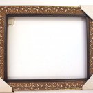 Gold Leaf Black speckle Ornate Heavy Picture Frame 14 x 18 Victorian