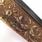 Gold Leaf Black speckle Ornate Heavy Picture Frame 14 x 18 Victorian