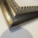 SALE-18 ft Ornate Picture Frame Moulding Torn Silver Lt Rope  FREE Ship 78806