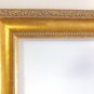 Picture Frame Gold White washed edge 9 x 12 Ornate Leaf Design Mirror Art Formal