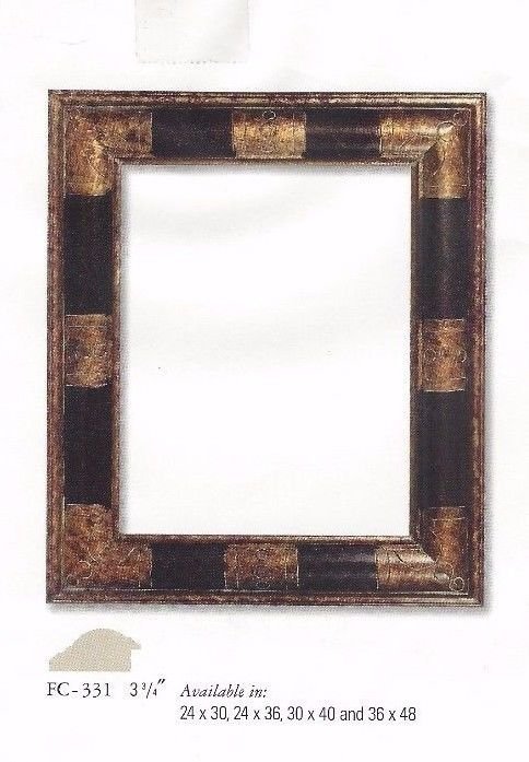 Elegant Picture Frame Machu Picchu Collection Gold Black 36 x 48