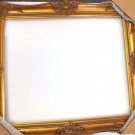 Gold Leaf Ornate Heavy Picture Frame 20 x 24 Victorian Wild West