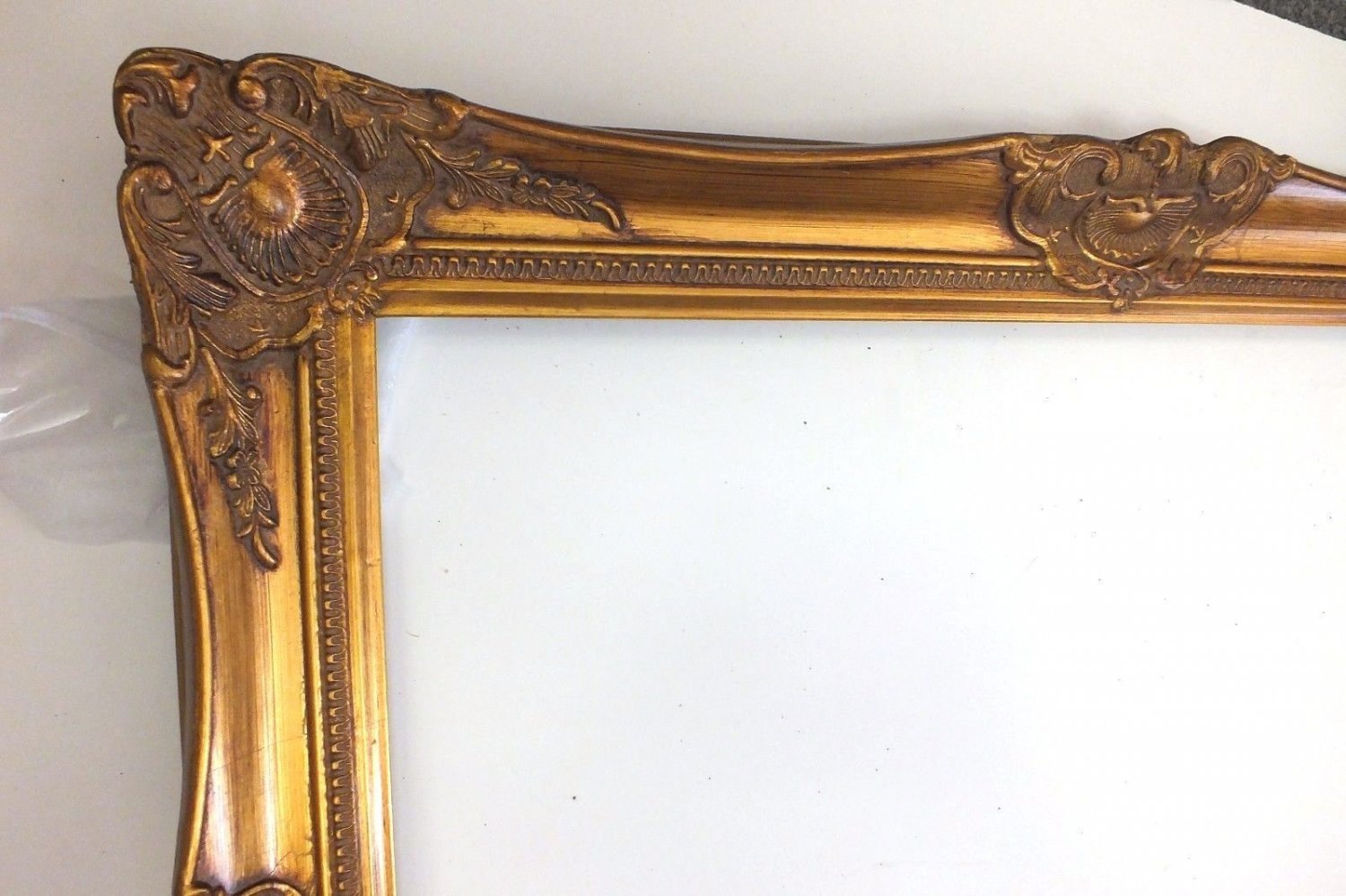 Gold Leaf Ornate Heavy Picture Frame 20 x 24 Victorian Wild West