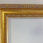 Picture Frame Gold White washed edge 11 x 14 Ornate Leaf Design Mirror Art
