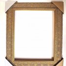 Gorgeous Ornate Gold Wood Picture Frame 14 x 18, 3 1/4" wide, 1" Rabbit