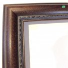 SALE-17 ft Walnut Grey antiquing Picture Frame Moulding Wood Free Ship  M6014