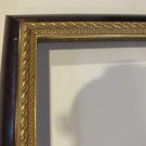 SALE-18 ft tortoiseshell & Gold Picture Frame Moulding Wood Free Ship  78616