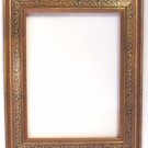 9 x 12 Gold Black Wood Picture Frame Swirl Pattern Elegant