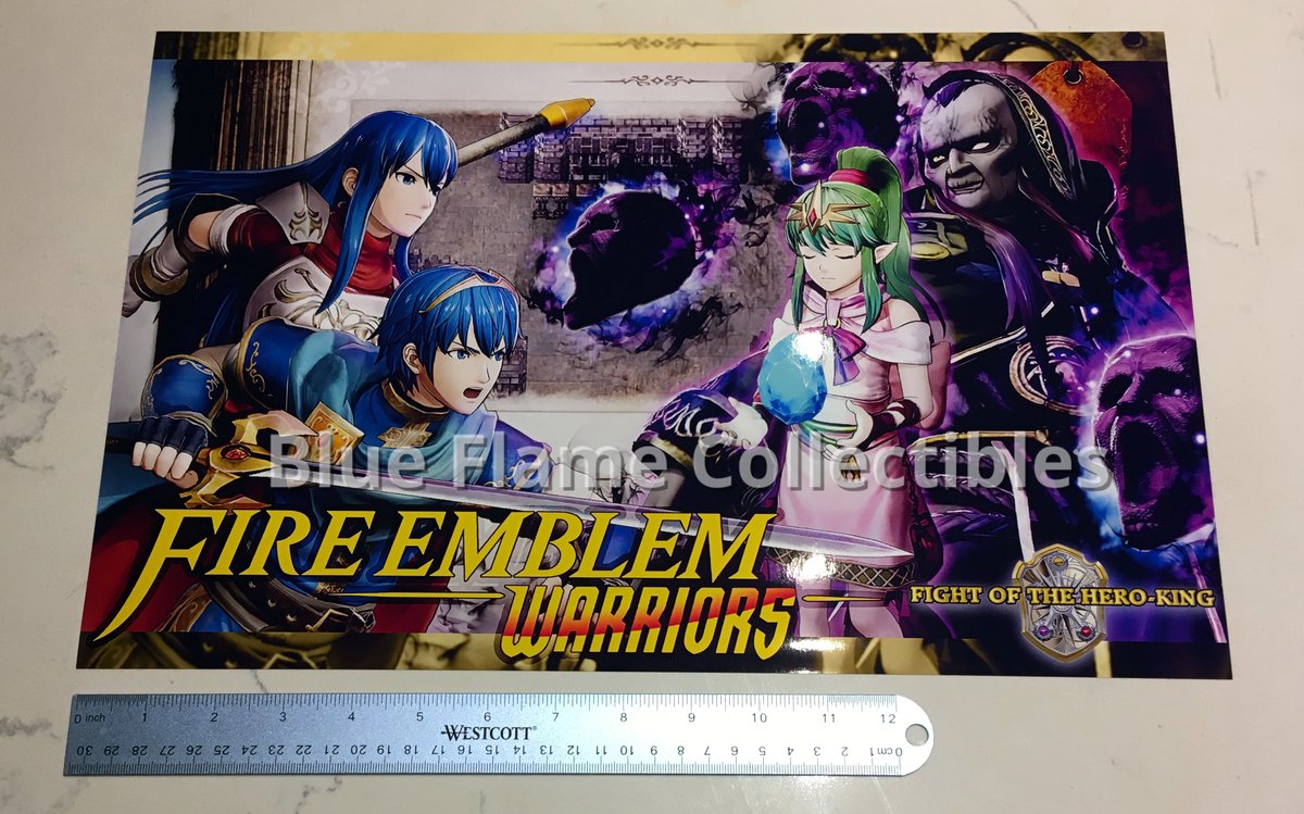 Fire Emblem Warriors Promotional Poster 11x17 "Fight Of The Hero King"